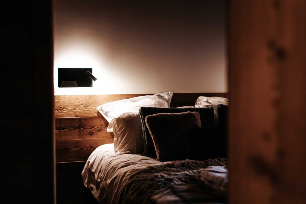 Photo d'une chambre à coucher du chalet Luan