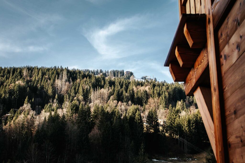 Photo de la station de ski à côté du chalet Luan